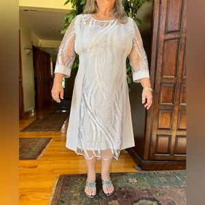 Elegant brand new gray dress